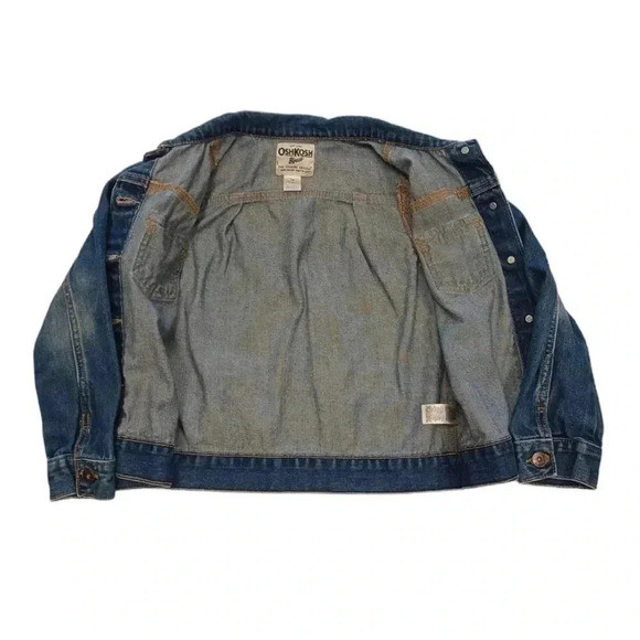OshKosh B’gosh Denim Jean  Jacket Size 10 - Picture 4 of 8